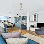 5 Beaufort - Wasserhaus, Meerblick, Sauna, Dachterrasse, Bootsanleger, Strandkorb אולפניץ