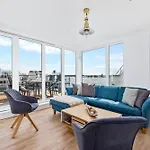 5 Beaufort - Wasserhaus, Meerblick, Sauna, Dachterrasse, Bootsanleger, Strandkorb