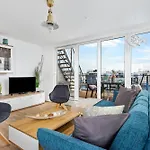 בית נופש 5 Beaufort - Wasserhaus, Meerblick, Sauna, Dachterrasse, Bootsanleger, Strandkorb
