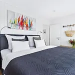 5 Beaufort - Wasserhaus, Meerblick, Sauna, Dachterrasse, Bootsanleger, Strandkorb
