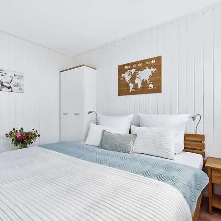 Dom wakacyjny 5 Beaufort - Wasserhaus, Meerblick, Sauna, Dachterrasse, Bootsanleger, Strandkorb Olpenitz