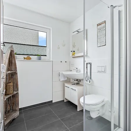 Dom wakacyjny 5 Beaufort - Wasserhaus, Meerblick, Sauna, Dachterrasse, Bootsanleger, Strandkorb Olpenitz